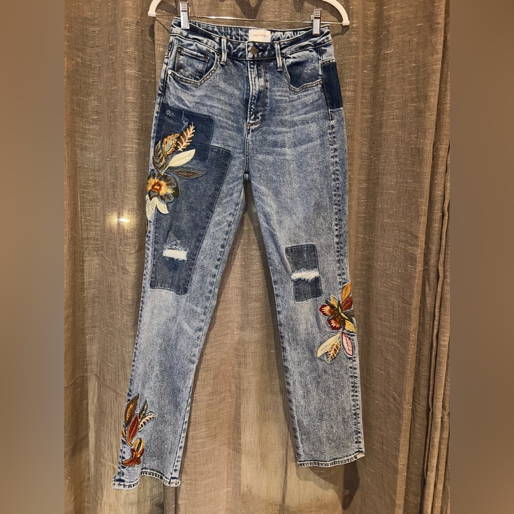 Driftwood Embroidered Jeans
